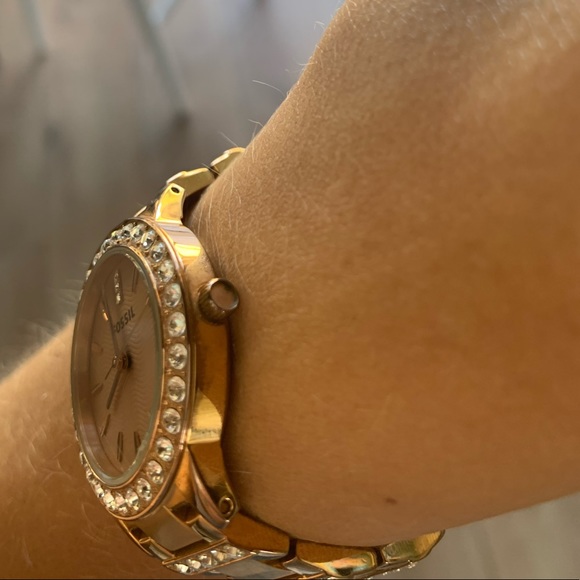 Fossil Jesse Rose-Tone Stainless Steel Watch - Picture 3 of 7